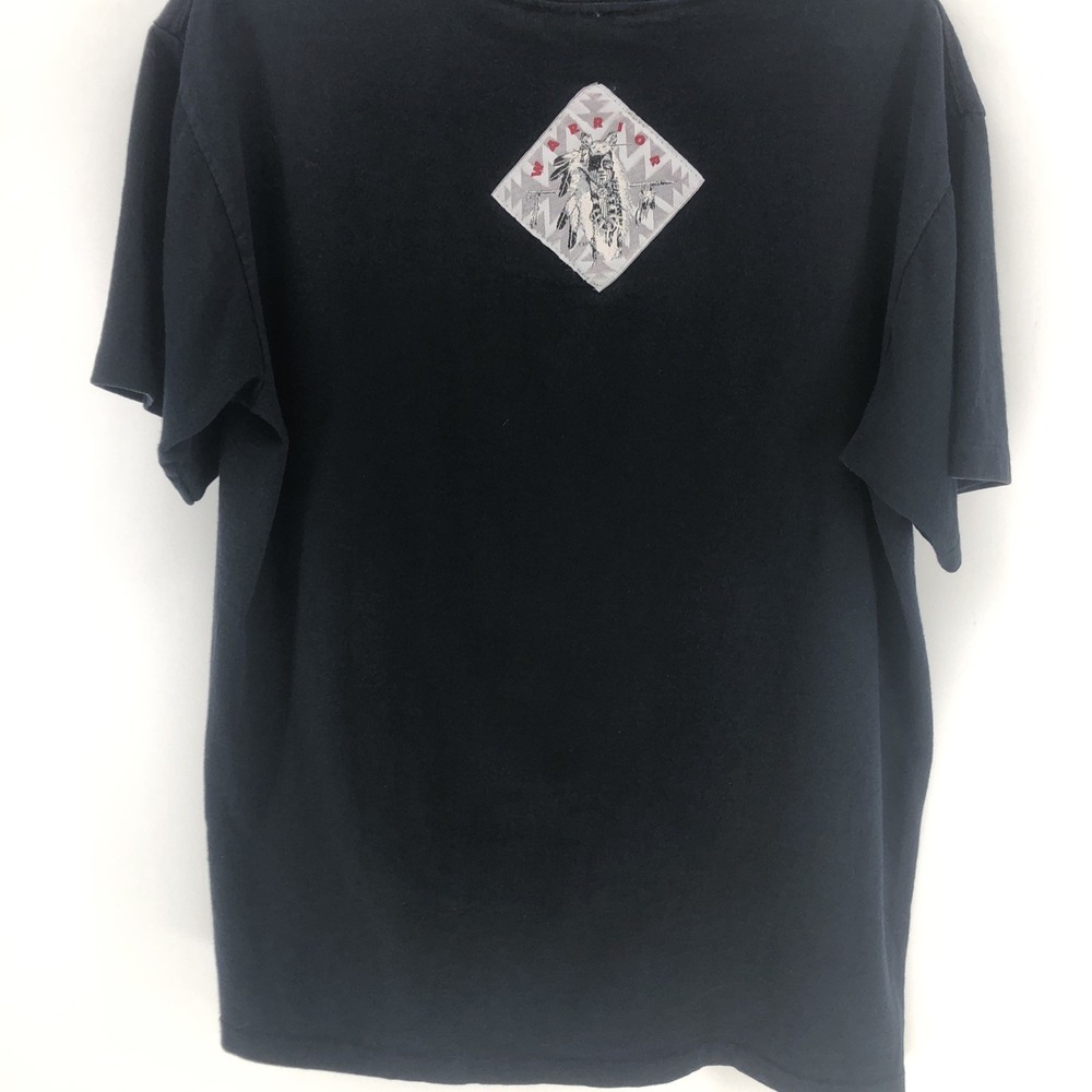 Vintage Authentic Native American T-shirt Single Stitch Warrior Brand USA Medium - Picture 9 of 13